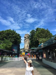 マーライオンパーク　シンガポールの大きさに癒されるひと時