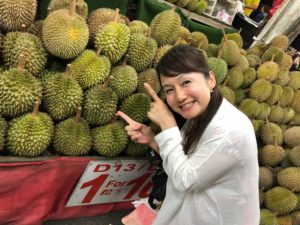 シンガポールで初ドリアン体験