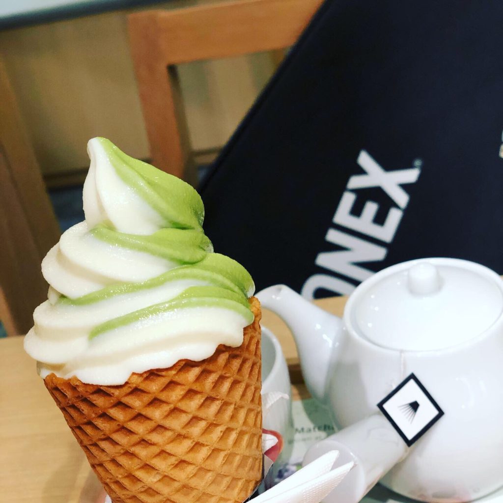 Nana’s Green Teaオーチャードで抹茶アイス